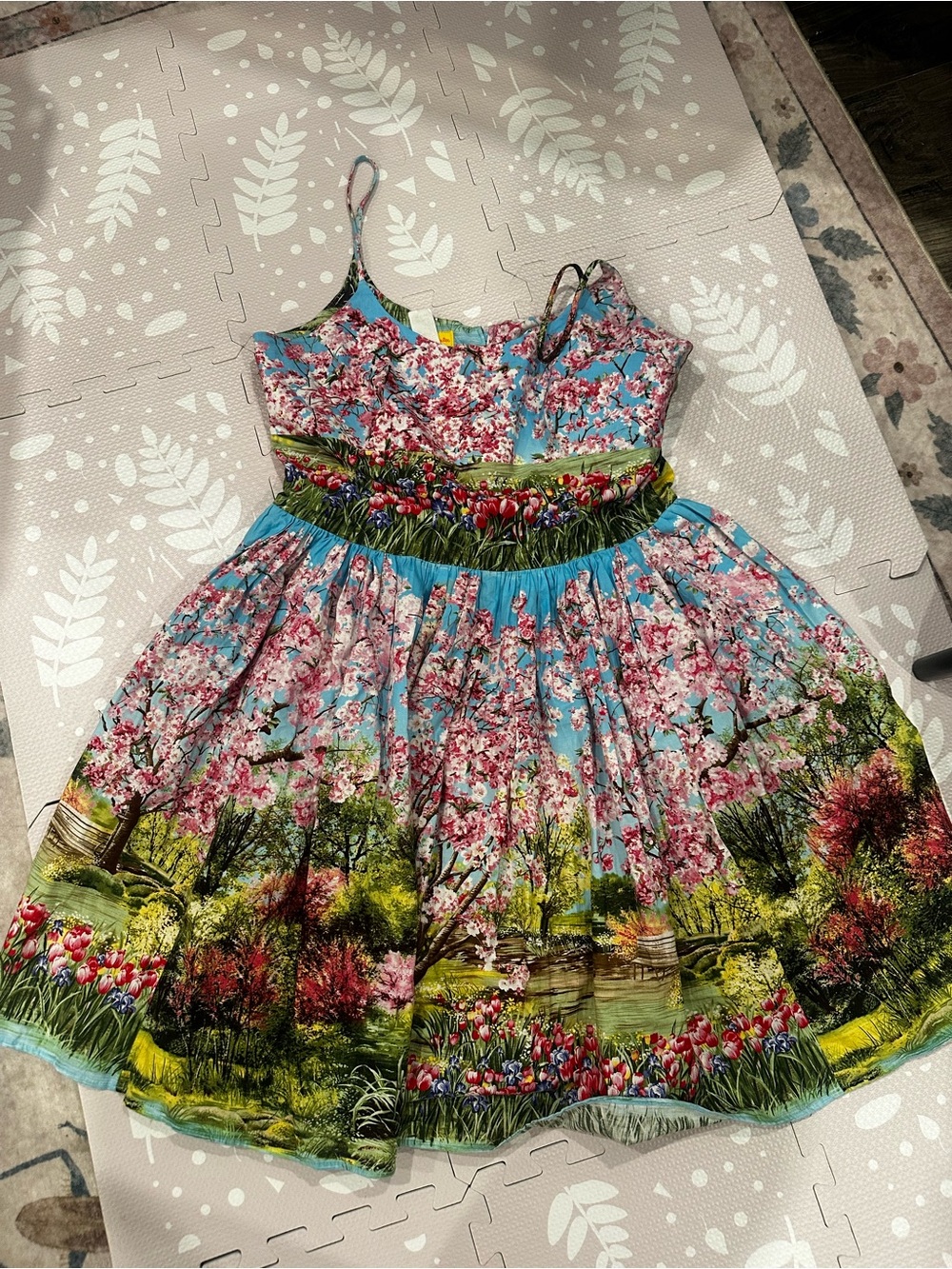 Bernie dexter cherry blossom dress size XL no flaws